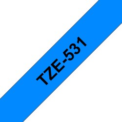 Ruban TZe531, 12mm Noir sur...