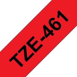 Ruban TZe461, 36mm Noir sur...