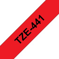 Ruban TZe441, 18mm Noir sur...