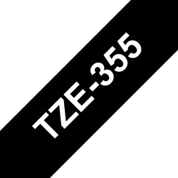Ruban TZe355, 24mm Blanc...