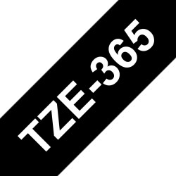 Ruban TZe365, 36mm Blanc...