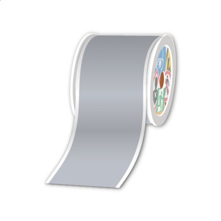 Rouleaux en continu, Gris, 100mm x 30m