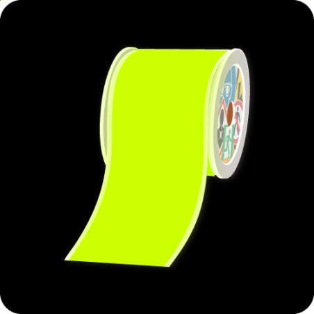 Rouleaux en continu, Phosphorescent, 100mm x 15m