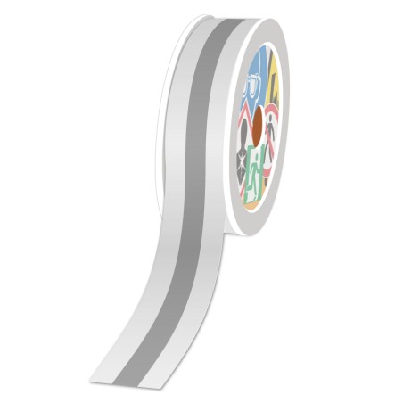 Rouleaux en continu, Gris, 12mm x 30m