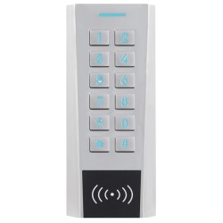 CLAVIER/LECTEUR RFID AXK4 MÉTAL 125 KHZ EM 12/24V AC/DC