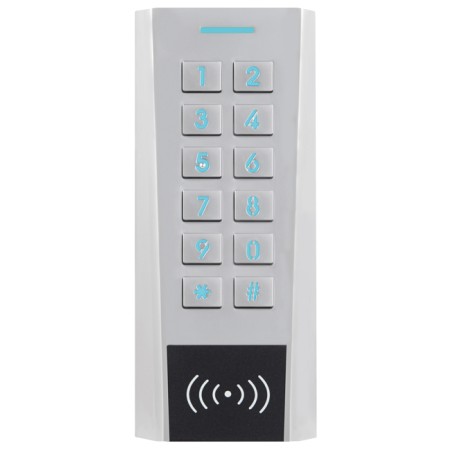 CLAVIER/LECTEUR RFID AXK4 MÉTAL 125 KHZ EM 12/24V AC/DC