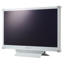 ECRAN 24'' MEDICAL FHD DP HDMI VGA CHASSIS METAL BLANC & DALLE VERRE DICOM14 12V