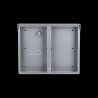 BOITIER/CASQUETTE DE MONTAGE SAILLIE 2x2 SLOTS POUR PLATINE VTO2202F