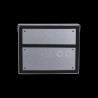 BOITIER/CASQUETTE DE MONTAGE SAILLIE 2x2 SLOTS POUR PLATINE VTO2202F