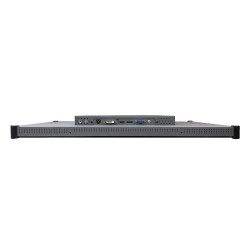 ECRAN 24'' INDUSTRIEL FHD LED HDMI/DP METAL NOIR/DALLE VERRE IP65 300CD 12V 24/7