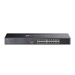 Switch L1 Long Range 16 ports Giga POE+ 250 W +2 ports Giga