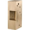GACHE EN APPLIQUE BRONZE PORTES ANTI-PANIQUE IMPULSION 12V