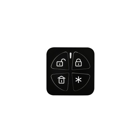Télécommande Panda 4 boutons bidirectionnelle (noire)