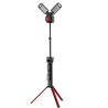 Lampadaire LED double-tête 5000 lm multi-batterie d'électroportatifs 18 V