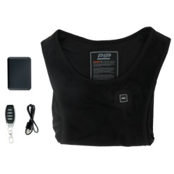 Gilet sous-vêtement chauffant noir taille unique