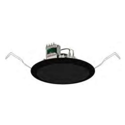 Plafonnier 6W-100V noir...