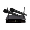 Récepteur double canaux + 2 Micros mains Channel 38 (606 à 614 Mhz)