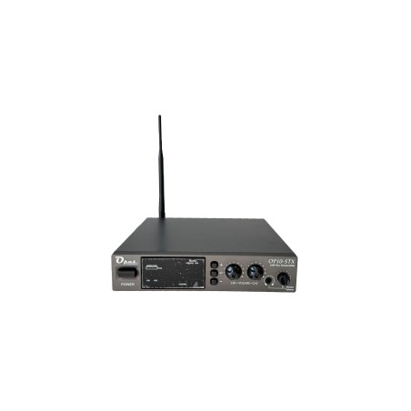 Emetteur fixe UHF 863 - 865MHz, 16 canaux sélectionnables, 2 entrées mixables