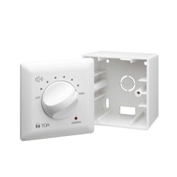 Atténuateurs Carré de 12 w/100v, livré avec boitier saillie