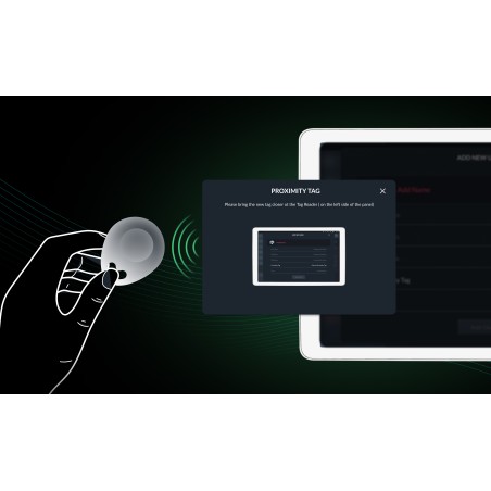 Clavier RisControl avec lectde prox (livré sans tag) pour LightSYS+ version3,2,x