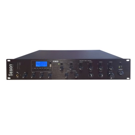AMPLI-PREAMPLI 6 ZONES 500W TUNER. USB. MP3 ET BLUETOOTH