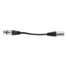 CORDON DE LIAISON XLR 3P MALE / XLR 3P FEMELLE 1.5 M