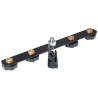 SUPPORT POUR 4 MICROS FIXATION CENTRALE ET DES 4 MICROS PAR
