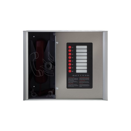POSTE MAITRE MURAL DE 4 PLATINES AVEC ESPACE BATTERIE