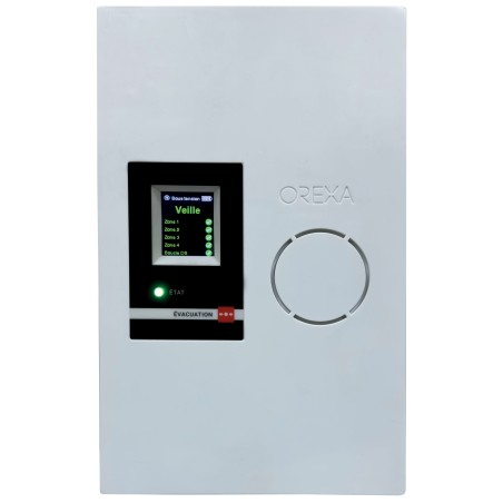 Alarme Type 4 secteur Orexa 1 à 4 boucles avec sirène intégrée + Ecran LCD