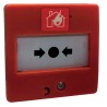 Déclencheur manuel rouge incendie filaire Orexa resistif