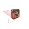 Mesure laser, portée 15m, laser rouge, 2 lignes, 1 pochette, en carton
