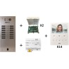 KIT VIDEO ALU 2R 14 BP 2 VOICE PROGRAMMÉ