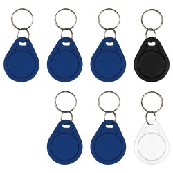 5 clés RFID Mifare de coleur