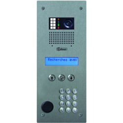 PLATINE INOX 2.5MM AUD/VID...