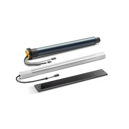 nouveau kit moteur, panneau solaire, batterie et service rs100 solar io