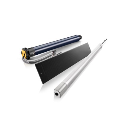 nouveau kit moteur, panneau solaire, batterie et service rs100 solar io