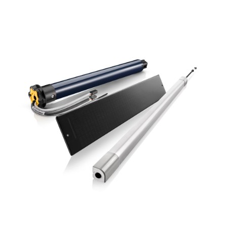 nouveau kit moteur, panneau solaire, batterie et service rs100 solar io