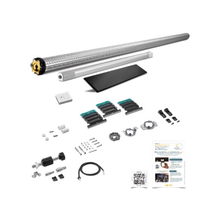 Axe motorisé zf54 d'1,70m rs100 solar io 10/12, PNX 2,5w, bat bloc-baie + tradi