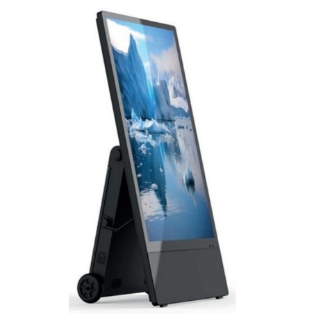 Totem autonome extérieur IP55 - 1800 cdl - Compatible signage solution