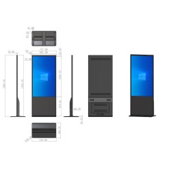 Totem 55" - Tactil -...