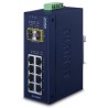 Switch Indus 8 ports Giga 2xSFP Rail DIN