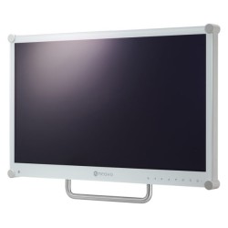 ECRAN 24'' MEDICAL FHD DP HDMI BNC METAL BLANC & DALLE VERRE 24V (PAS DE PIED)