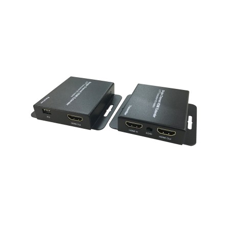EXTENDEUR (EMET + RECEP) HDMI FHD 60M CAT5/ 100M CAT6 AVEC ALIM