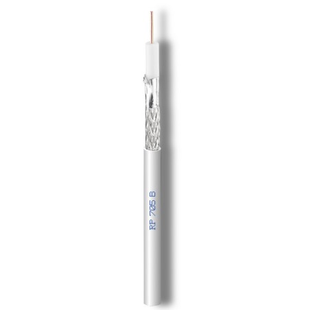 CABLE COAXIAL 17VATC BLANC 500M EN TOURET