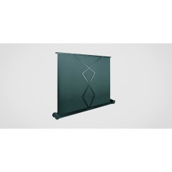 ECRAN PAPILLON MOBILE BLANC MAT (4/3) 150 X 200 CM