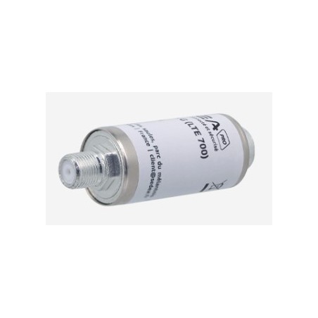 Filtre 5G LTE700 - Baton - F mâle F femelle - 5à694MHz - Rej 55dB