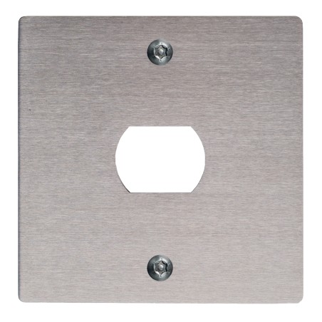 PLAQUE INOX PERCEE T25 80 X 80MM