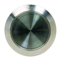BOUTON POUSSOIR INOX 19 MM....