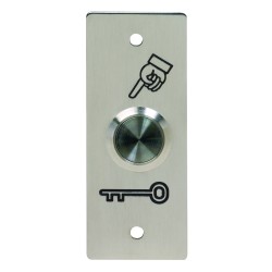 BOUTON POUSSOIR INOX 19 MM...