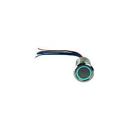 BP PMR INOX D25 BLEU/VERT/BUZZER 12/24VAC/DC NO+NC TEMPO7